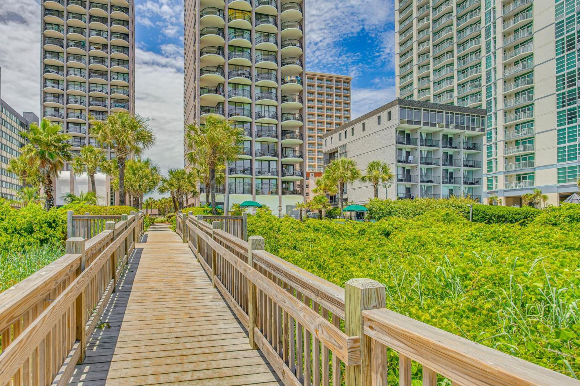 Myrtle Beach Oceanfront Condo With Covered Balcony! 外观 照片